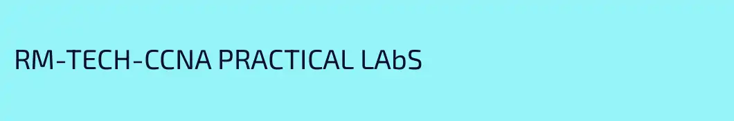 RM-TECH-CCNA PRACTICAL LAbS